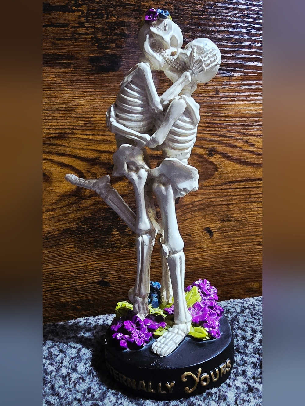 Ashland Gothic Skeleton Couple “Eternally Yours” Figurine Romantic Halloween
